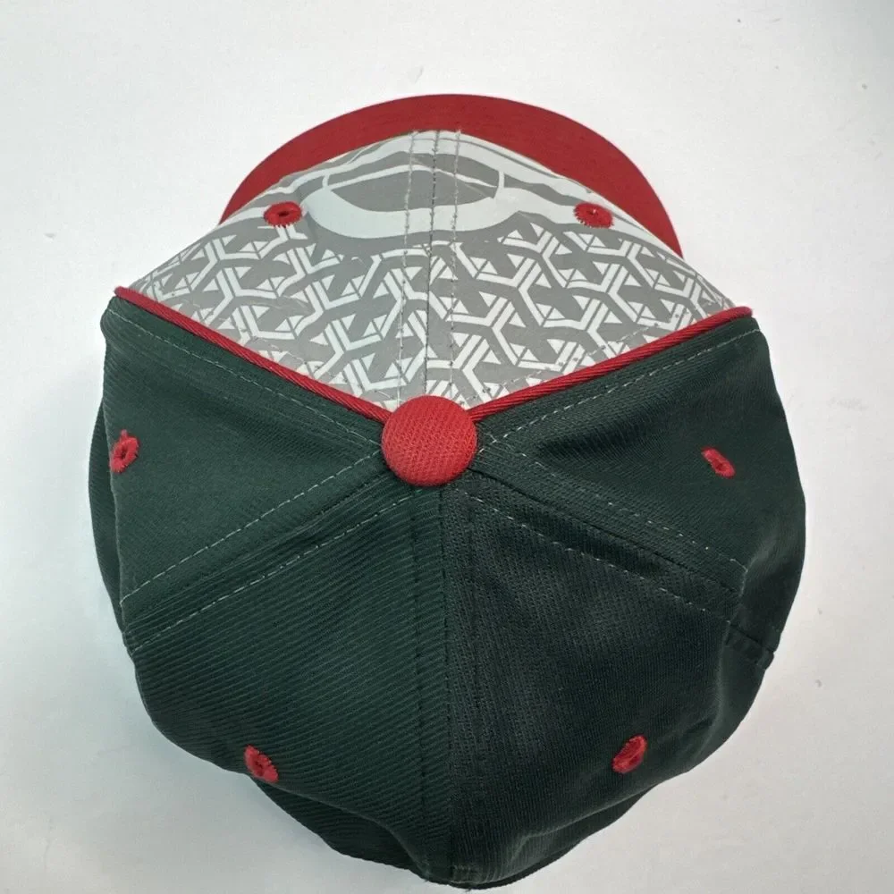 Zephyr NHL Minnesota Wild SnapBack‎ Hat Cap Green Red Silver